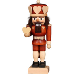 Nutcracker - King of Hearts Natural - 27 cm / 10.6 inch