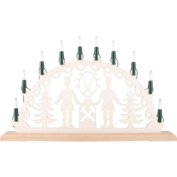 NARVA Candle Arch Chain with 10 Small Shaft Bulbs