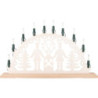 NARVA Candle Arch Chain with 10 Small Shaft Bulbs
