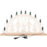 NARVA Candle Arch Chain with 10 Small Shaft Bulbs