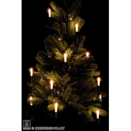 NARVA Lichterkette mit 15 Kleinschaftkerzen