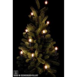 NARVA Lichterkette mit 20 Riffelkerzen