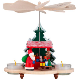 1-Tier Pyramid Santa at the Striezel Market - 19,5 cm / 7.7 inch