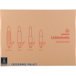 NARVA Lichterkette mit 20 Kleinschaftkerzen