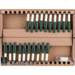 NARVA Light String with 20 Small Shaft Bulbs