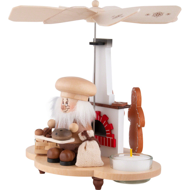 1-Tier Pyramid - Micro Gnome Baker Natural - 19,5 cm / 7.7 inch