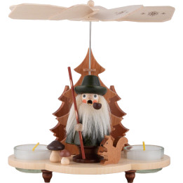 1-tier Pyramid - Woodman - Natural - 19,5 cm / 7.7 inch
