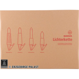 NARVA Lichterkette mit 30 Kleinschaftkerzen