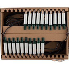 NARVA Outdoor Light String with 20 Pearlescent Shaft Bulbs - LED