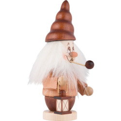 Smoker - Mini-Gnome with Lantern - 16,5 cm / 6,5 inch