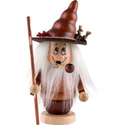 Smoker - Mini-Gnome with Stick - 16,5 cm / 6,5 inch