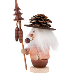 Räuchermännchen Wichtel - Zapfenmann - 13,5 cm