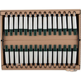 NARVA Outdoor Light String with 30 Pearlescent Shaft Bulbs - LED