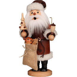 Räuchermännchen Weihnachtsmann natur - 27 cm
