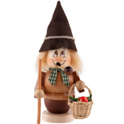 Smoker - Mini Gnome Mushroom Gatherer - 15,5 cm / 6.1 inch
