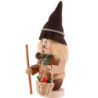 Smoker - Mini Gnome Mushroom Gatherer - 15,5 cm / 6.1 inch