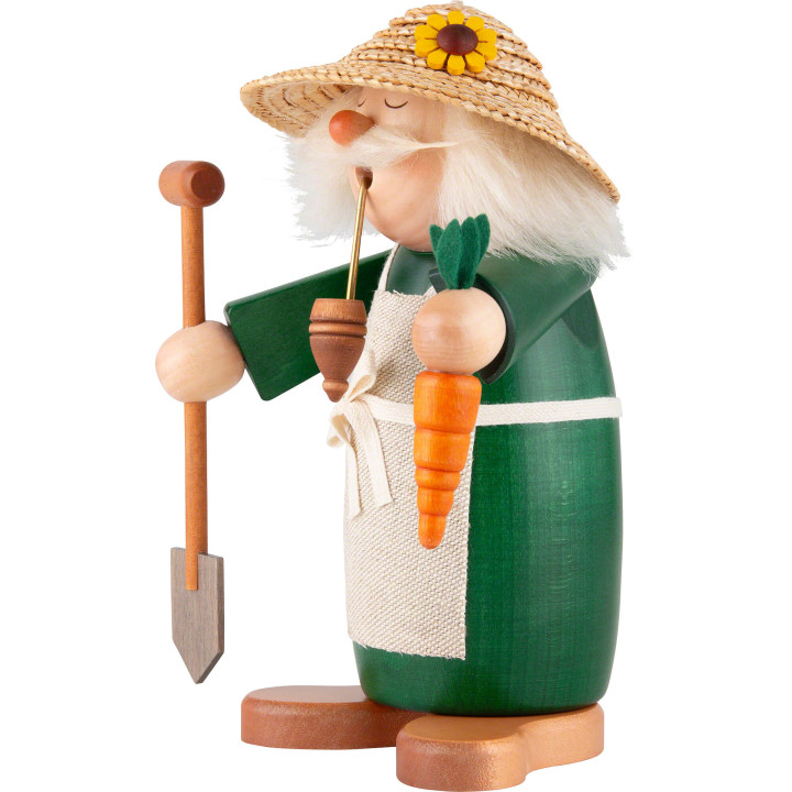 Räuchermännchen Schlafmütze Gärtner - 19 cm