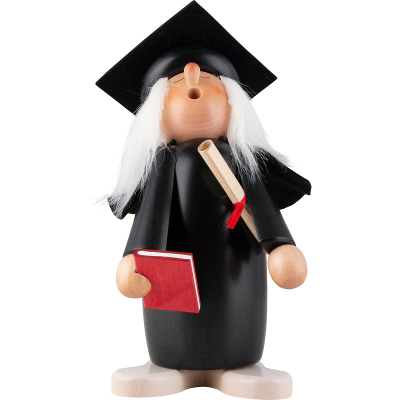 Räuchermännchen Schlafmütze Absolvent - 22 cm