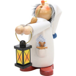 Räuchermännchen Schlafmütze Laternenträger - 17,5 cm