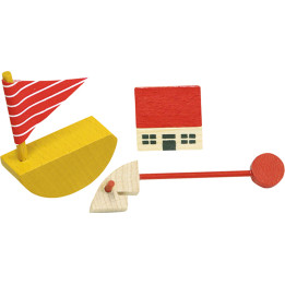 Steckenpferd & Schiff & Haus