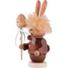 Smoker - Mini-Gnome Bunny with Stick - 16 cm / 6.3 inch