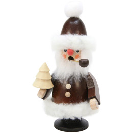Räuchermännchen Weihnachtsmann natur - 12,0 cm
