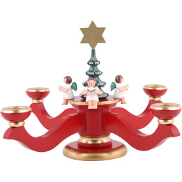 Adventsleuchter rot - 20,0 cm