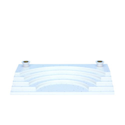 Wolke weiß - B 44,0 cm