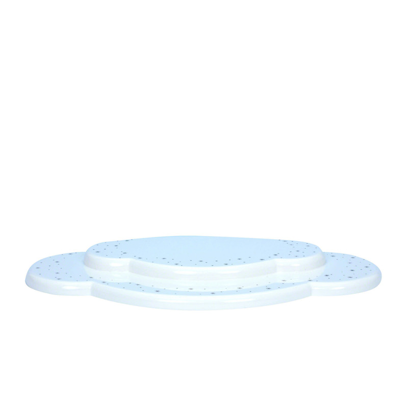 Wolke weiß 2tlg. - B 28,5 cm