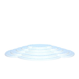 Angel Cloud White 5 pcs - B 52,5 cm / 21 inch
