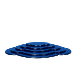 Wolke blau 5tlg. - B 52,5 cm