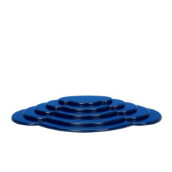 Wolke blau 5tlg. - B 52,5 cm