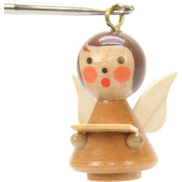 Christbaumschmuck Miniengel natur - 1,7x2,5 cm