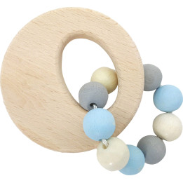 Greifrassel Kreis, nature Blue - 10 cm