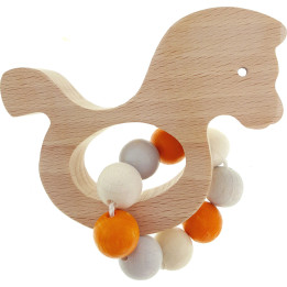Greifrassel Pferdchen, nature orange - 11 cm