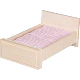 Bett mit Kissen 'Rustikal'
