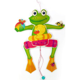 Hampel-Frosch m.Ball - 39 cm