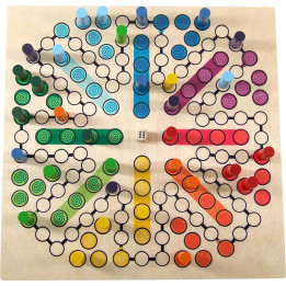 Brettspiel"Raus mit Dir" f.8 Personen - 4 cm