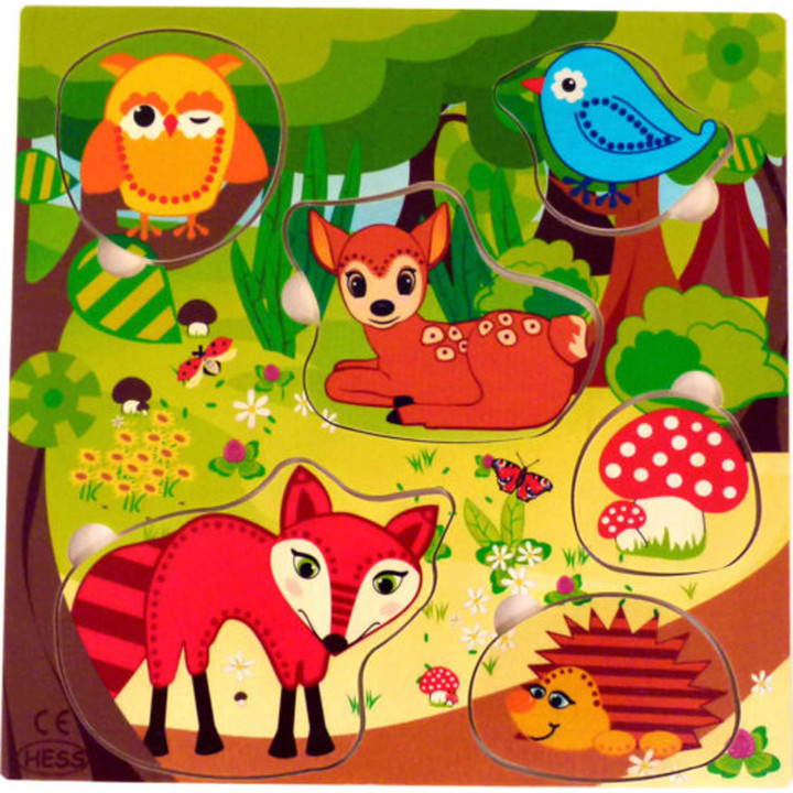 Grip Puzzle Forest Animals - 24,5 cm / 9.6 inch