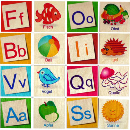 Buchstabenmemo ABC - 5 cm