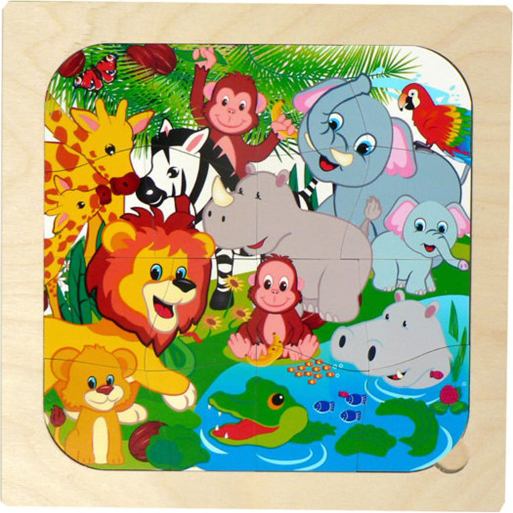 Puzzle Jungle - 24 cm / 9.4 inch