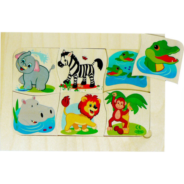 Jungle Puzzle Game - 14,5 cm / 5.7 inch