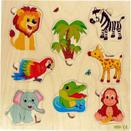 Puzzle Dschungel/Palme - 24,5 cm
