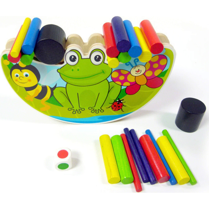 Balancespiel Frosch - 12 cm
