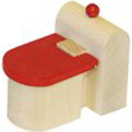 Toilette 'Rustikal'