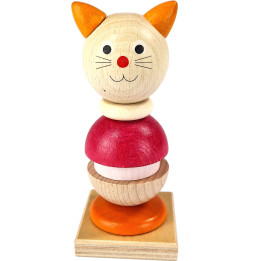 Stapelspiel Kätzchen - 14 cm