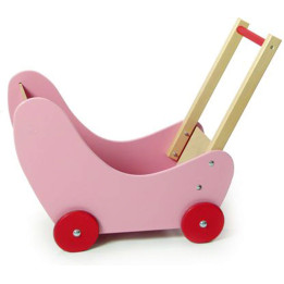 Puppenwagen rosa - 50 cm