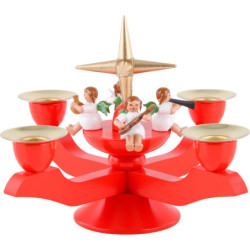 Adventsleuchter rot - 12 cm