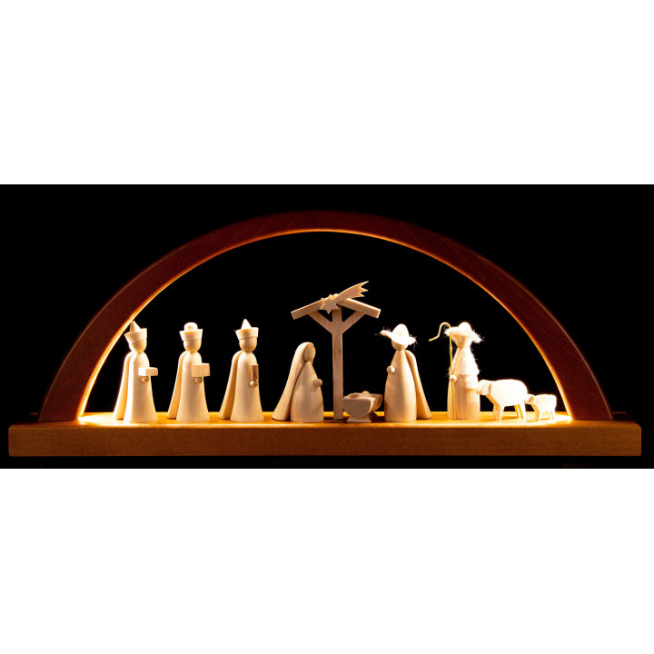 Candle Arch - Nativity  - 40x16 cm / 15.7x6.3 inch
