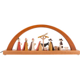 Candle Arch - Nativity - 40x16 cm / 15.7x6.3 inch